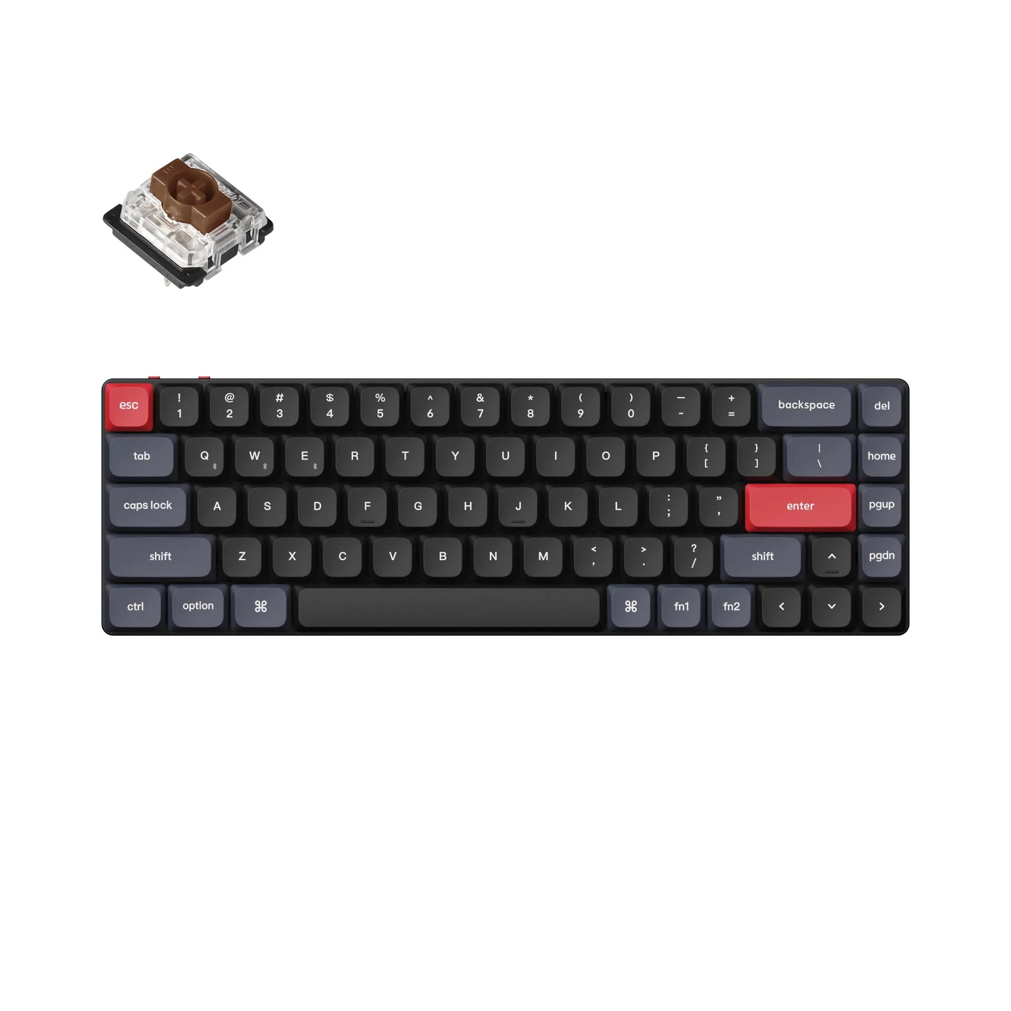 Keychron K7 Pro QMK/VIA Wireless Custom Mechanical Keyboard - View 2
