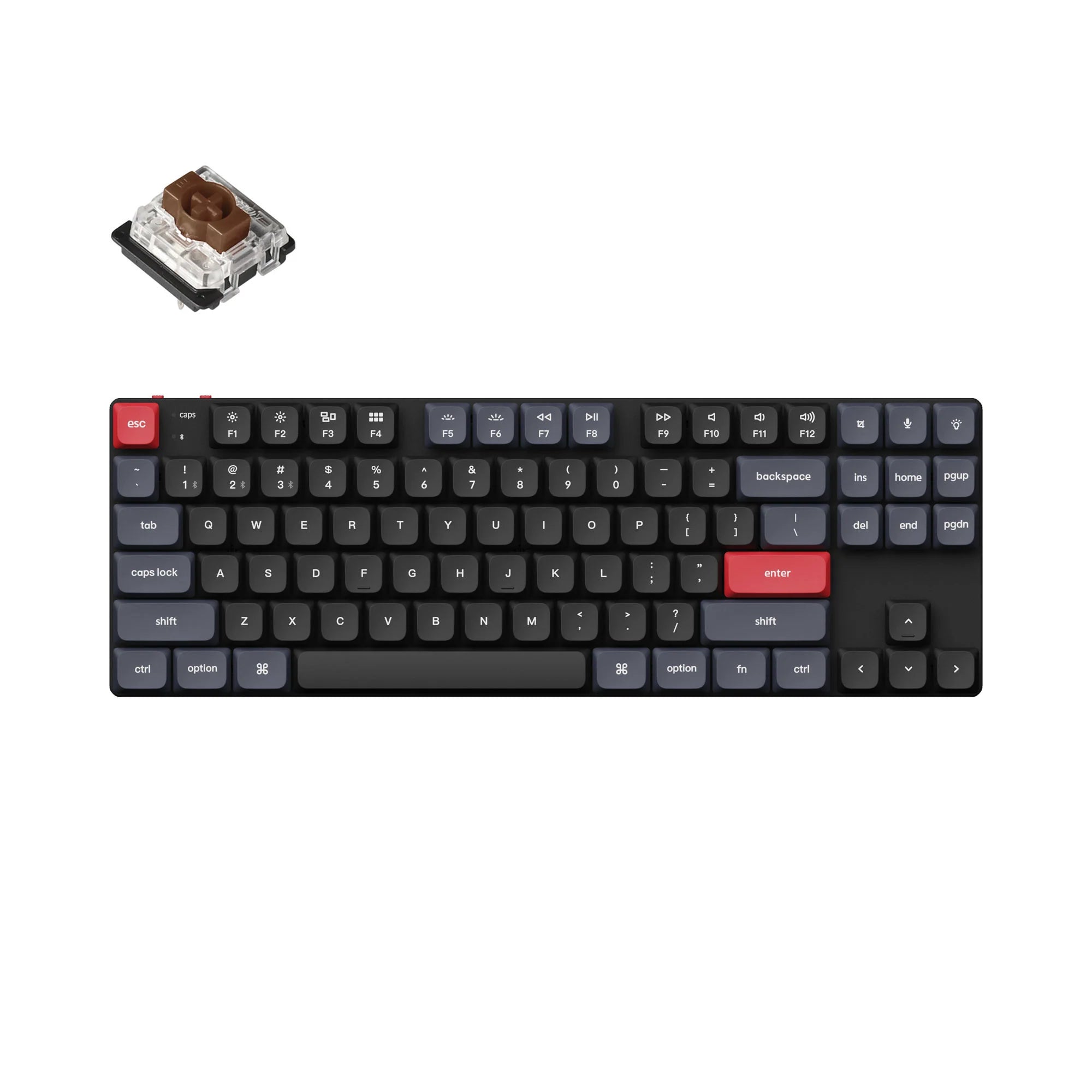 Keychron K1 Pro QMK/VIA Wireless Custom Mechanical Keyboard - View 2