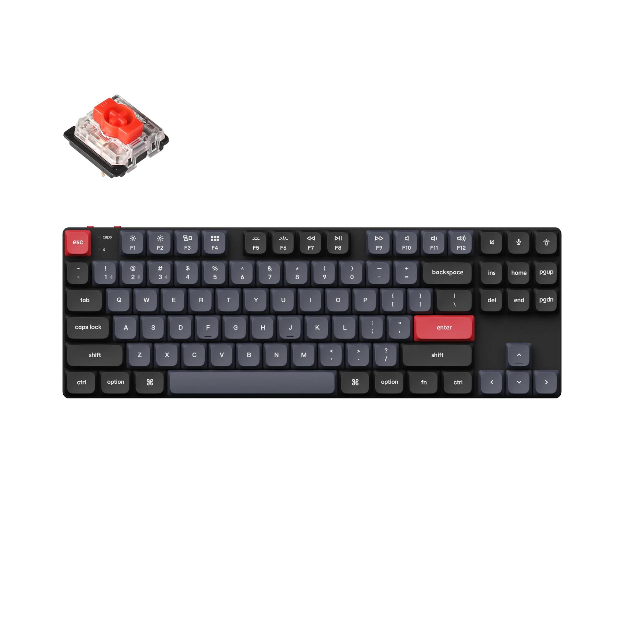 Keychron K1 Pro QMK/VIA Wireless Custom Mechanical Keyboard - View 3