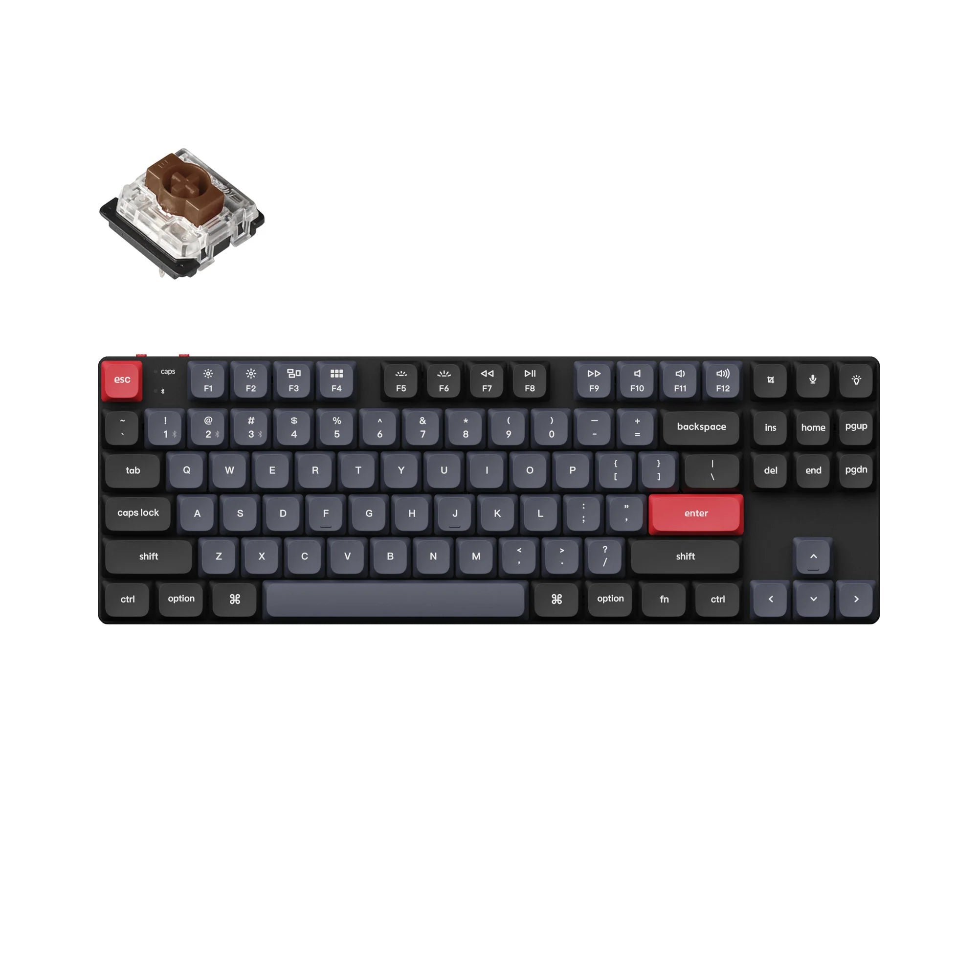 Keychron K1 Pro QMK/VIA Wireless Custom Mechanical Keyboard - View 4