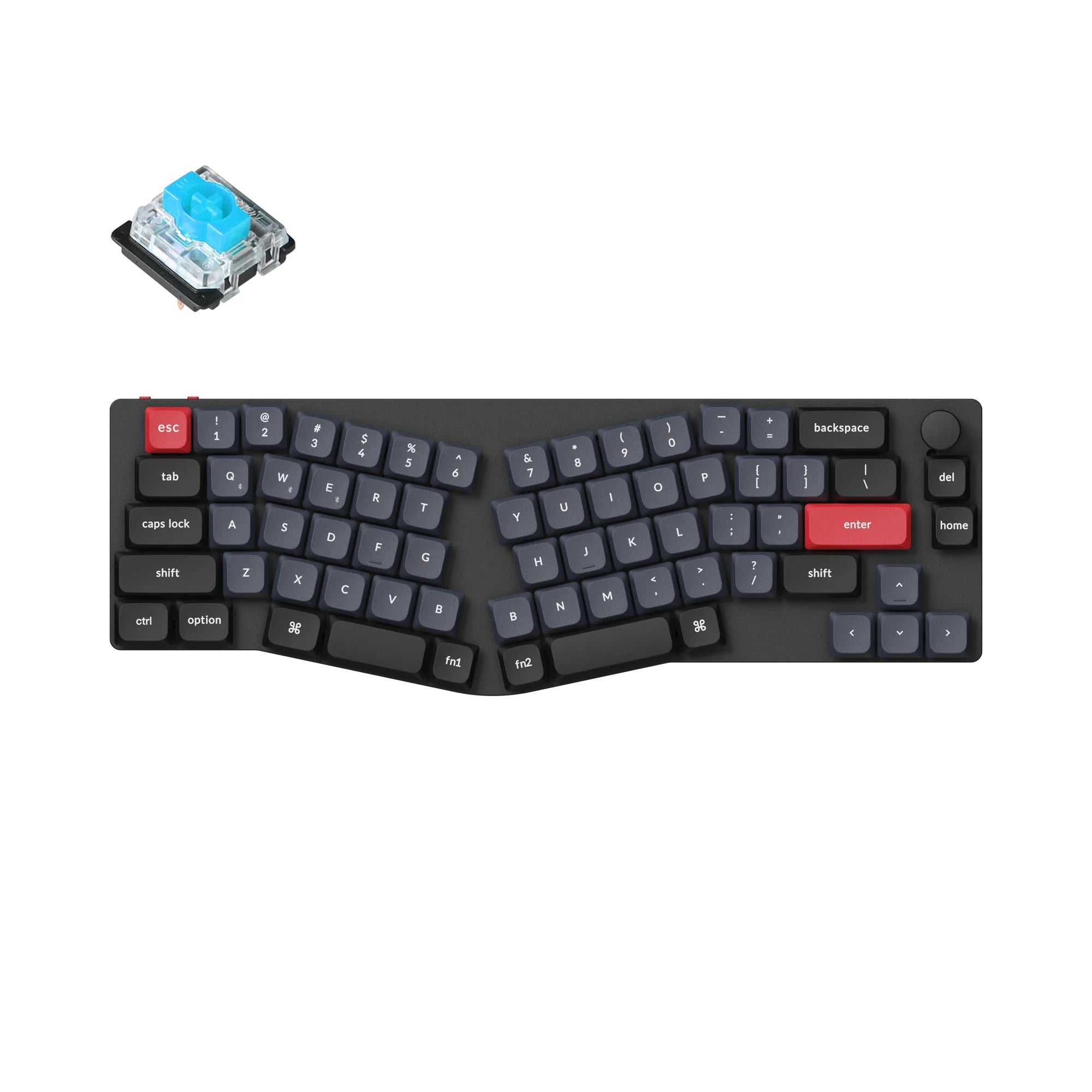 Keychron K11 Pro (Alice Layout) QMK/VIA Wireless Custom Mechanical Keyboard - View 2