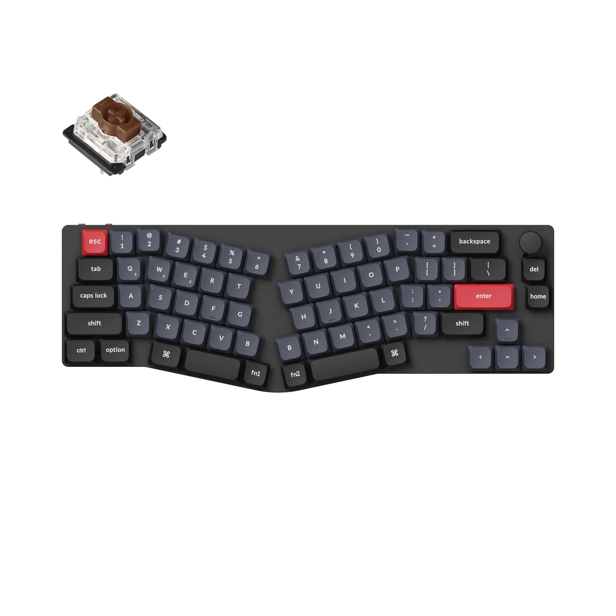 Keychron K11 Pro (Alice Layout) QMK/VIA Wireless Custom Mechanical Keyboard - View 3