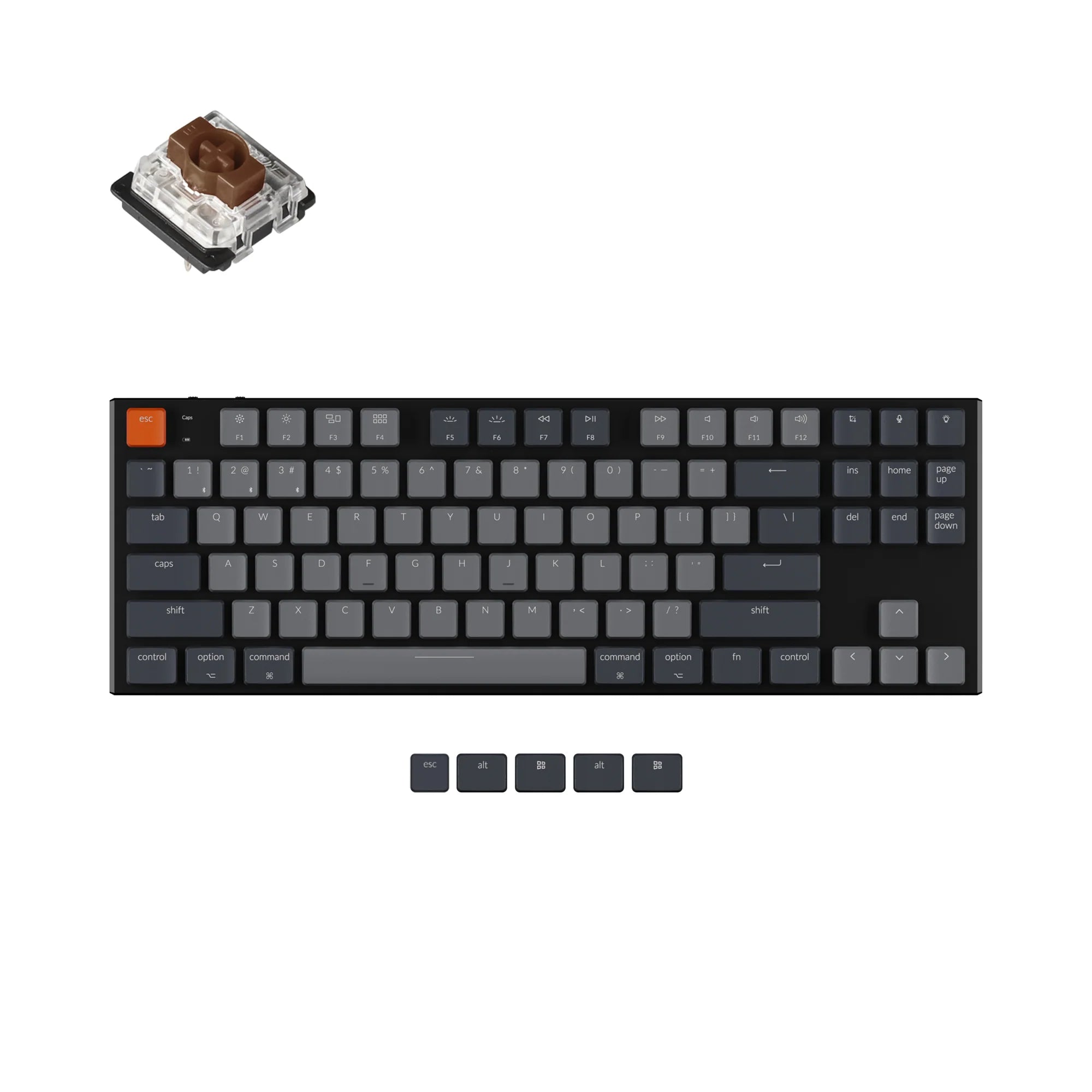 Keychron K1 Wireless Mechanical Keyboard (Version 5) - View 3
