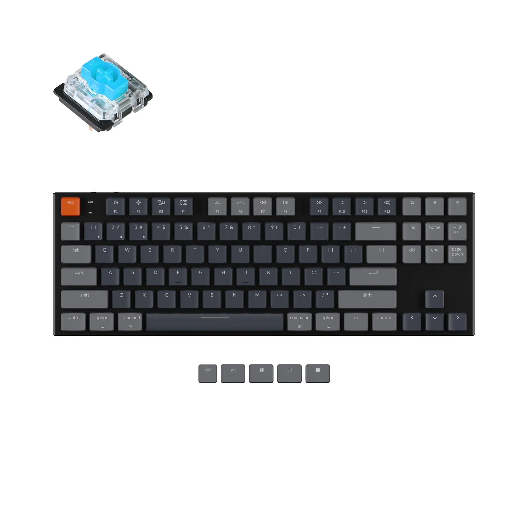 Keychron K1 Wireless Mechanical Keyboard (Version 5) - View 5