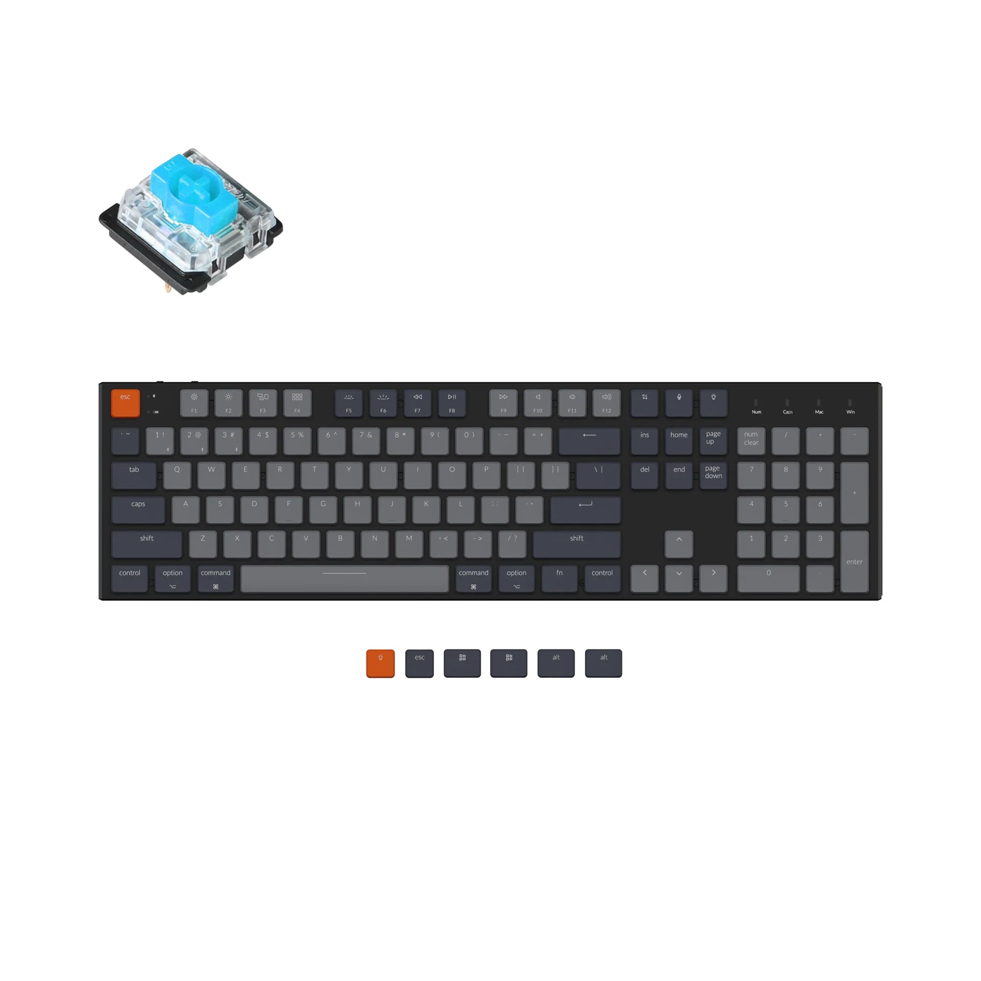 Keychron K5 Wireless Mechanical Keyboard - View 2
