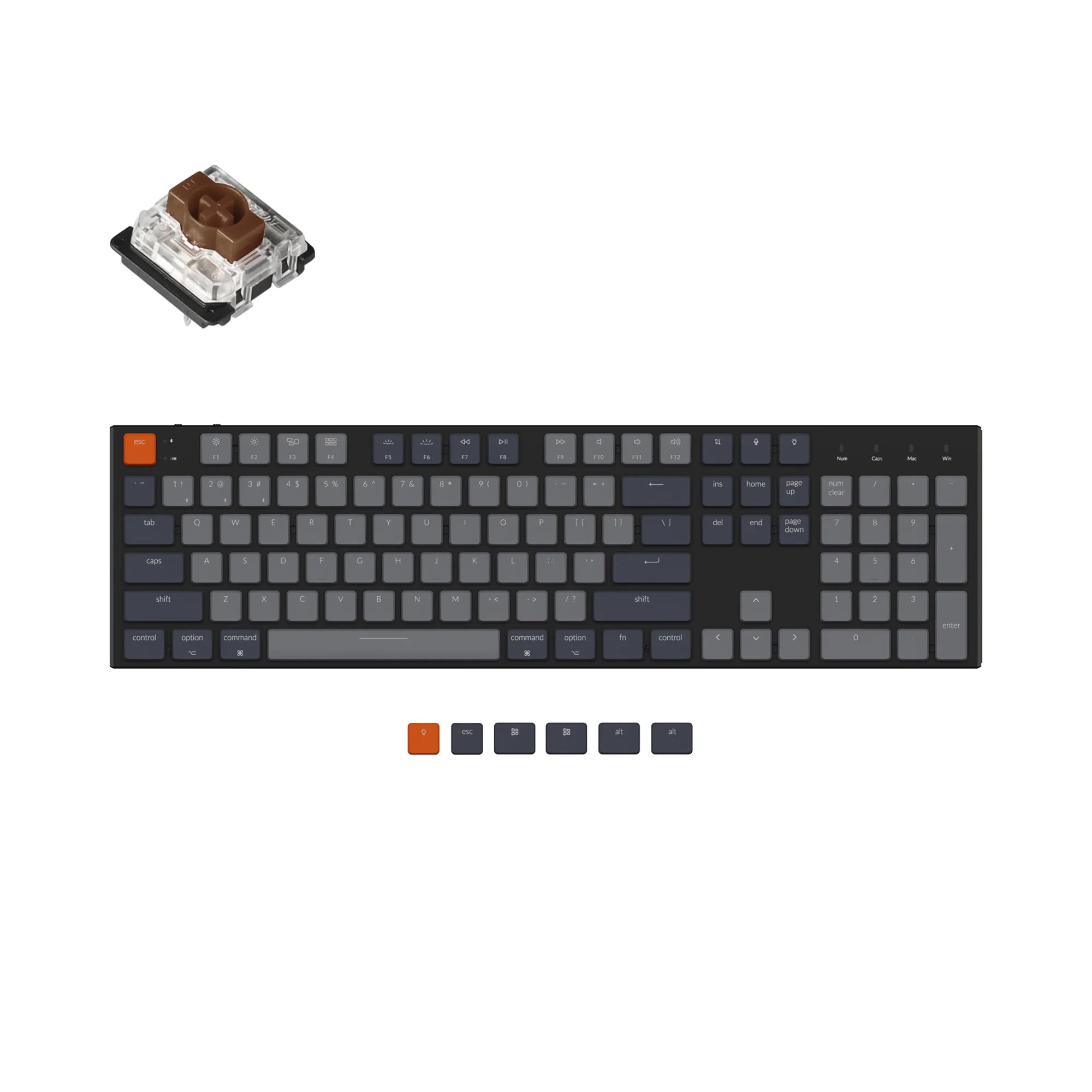 Keychron K5 Wireless Mechanical Keyboard - View 3