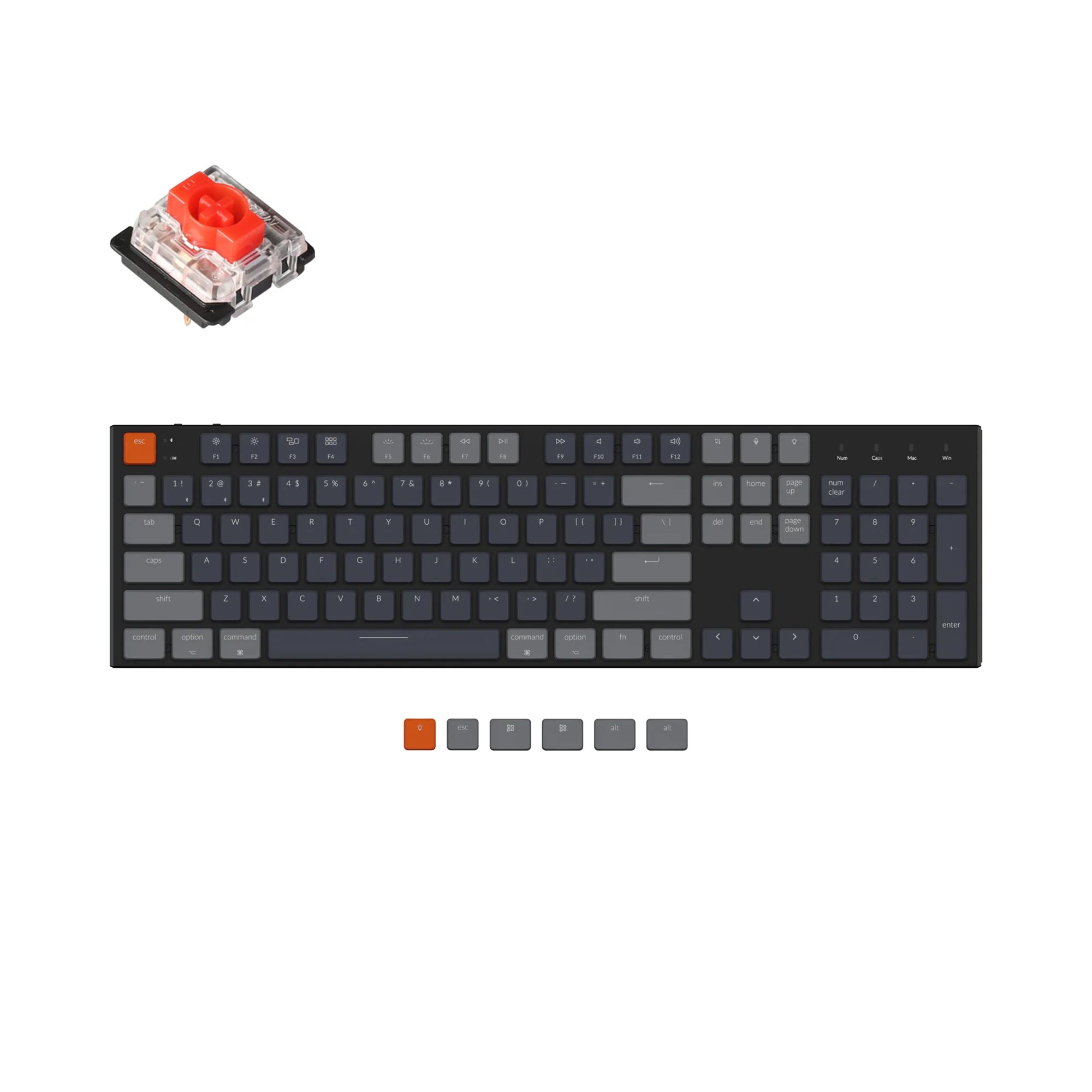 Keychron K5 Wireless Mechanical Keyboard - View 4
