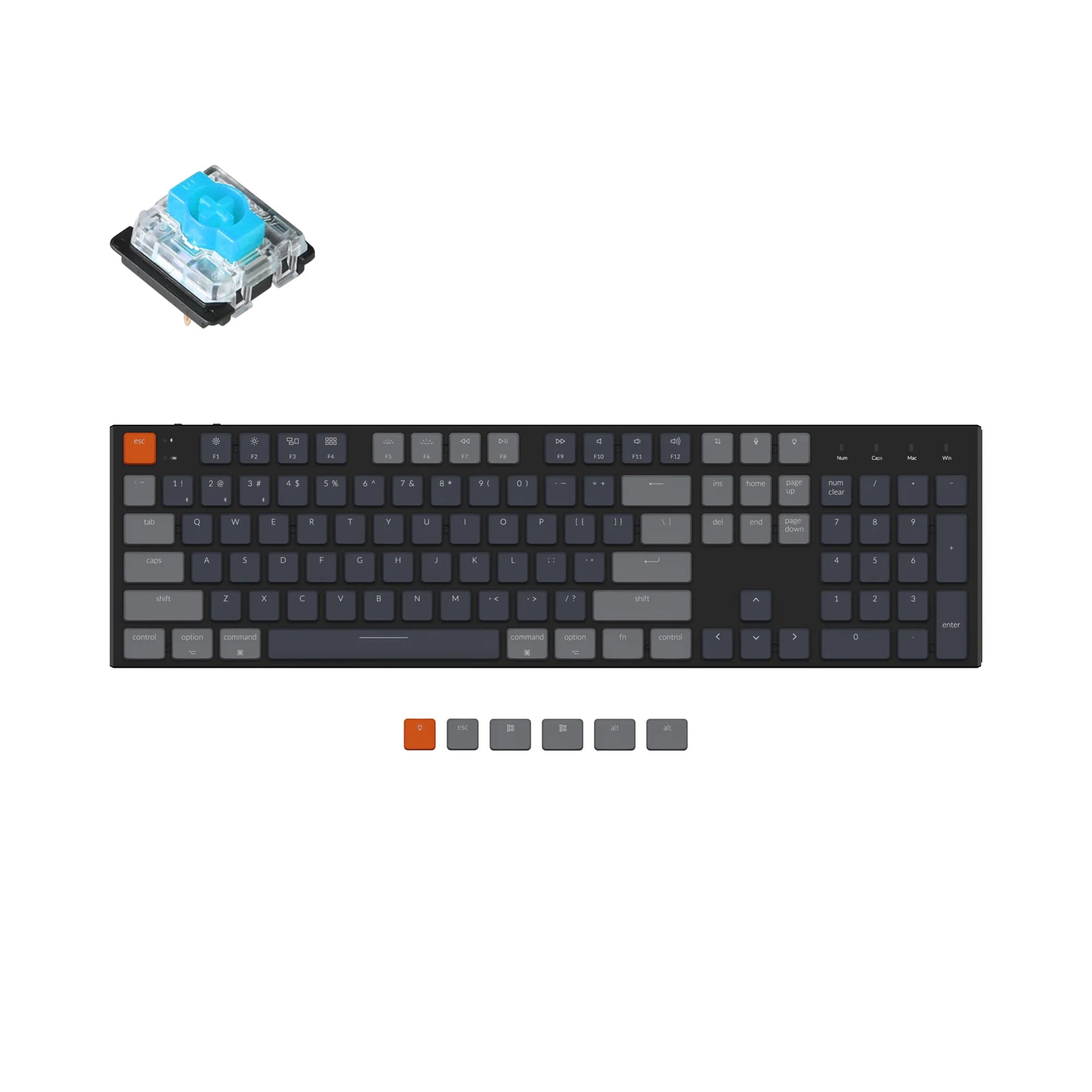 Keychron K5 Wireless Mechanical Keyboard - View 5