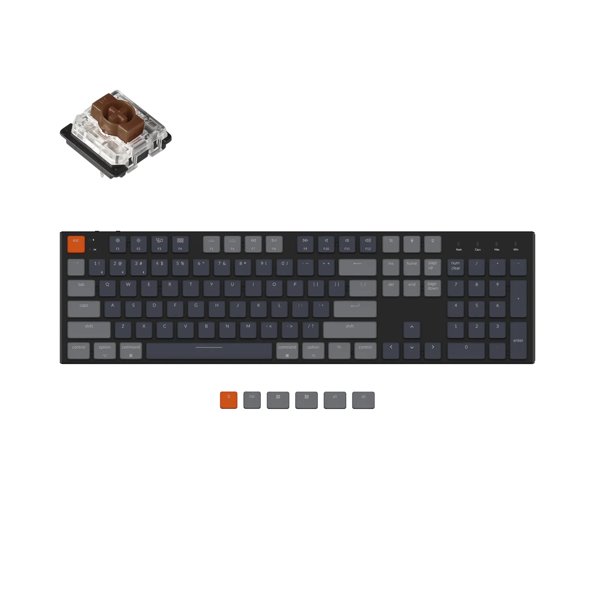 Keychron K5 Wireless Mechanical Keyboard - View 6
