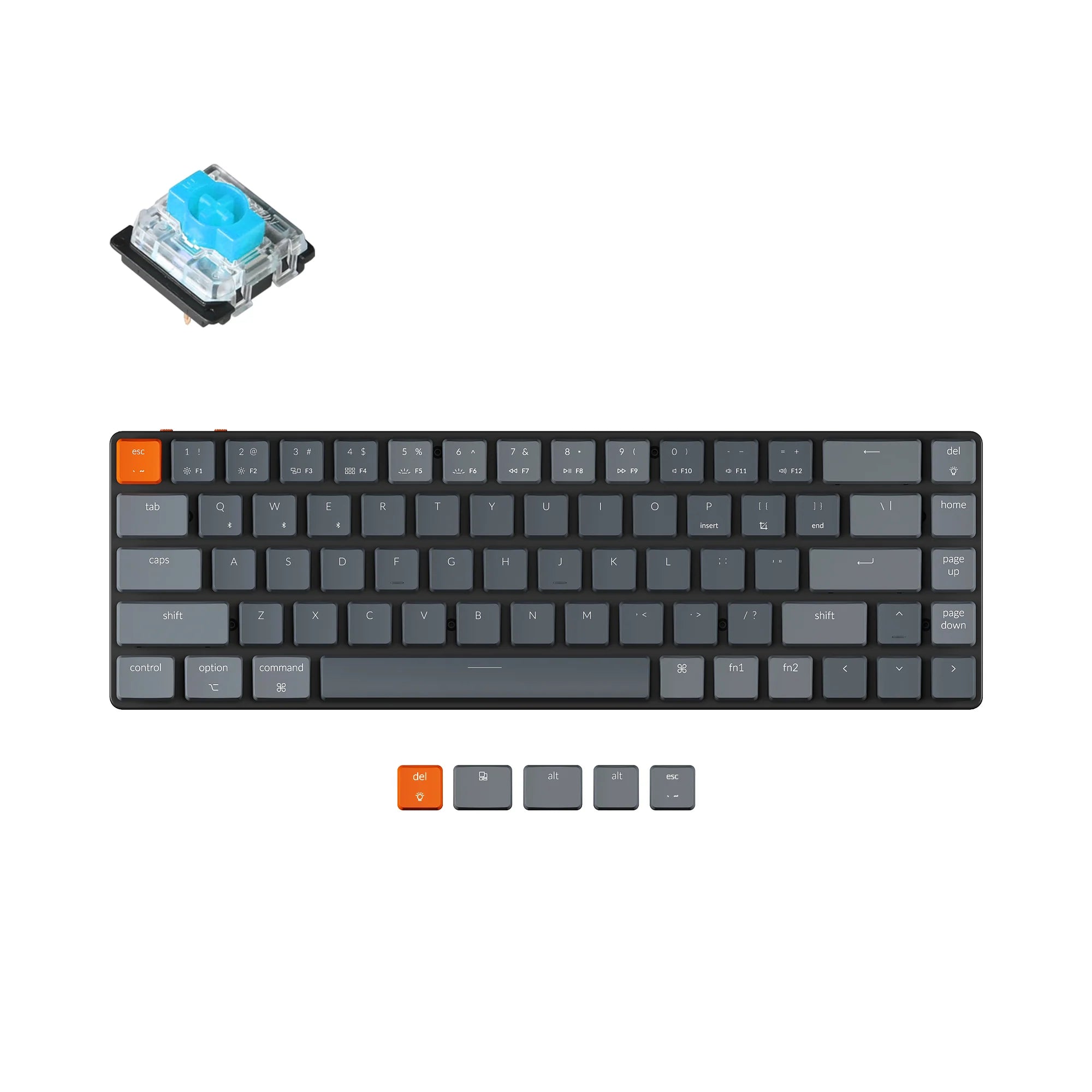 Keychron K7 Ultra-slim Wireless Mechanical Keyboard - View 2