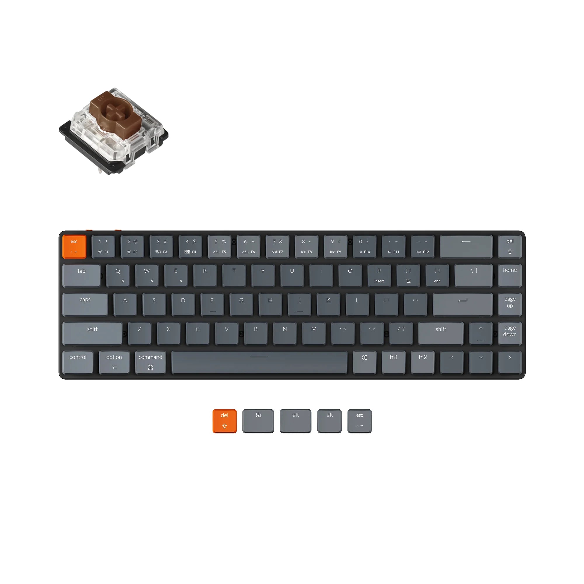 Keychron K7 Ultra-slim Wireless Mechanical Keyboard - View 3