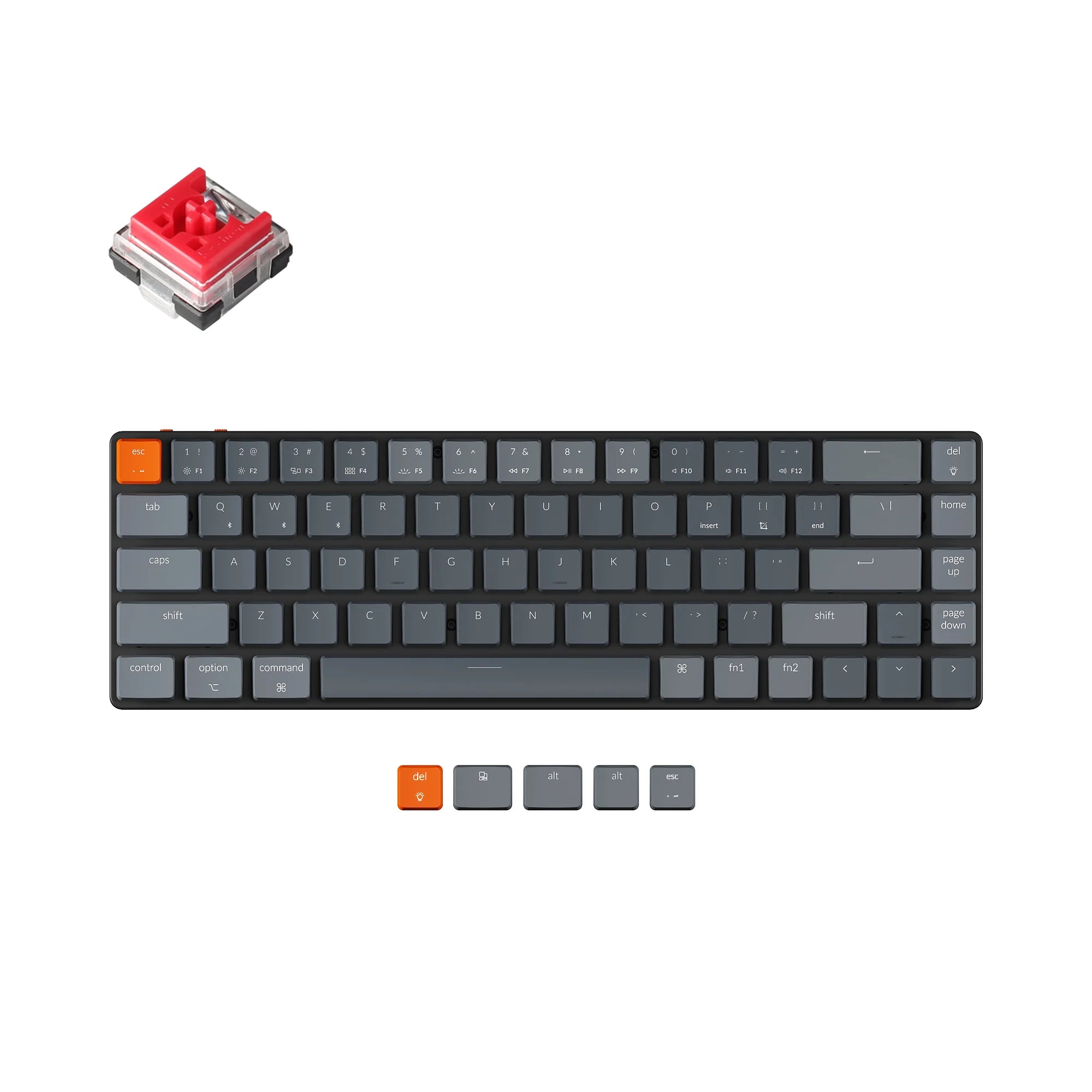 Keychron K7 Ultra-slim Wireless Mechanical Keyboard - View 4