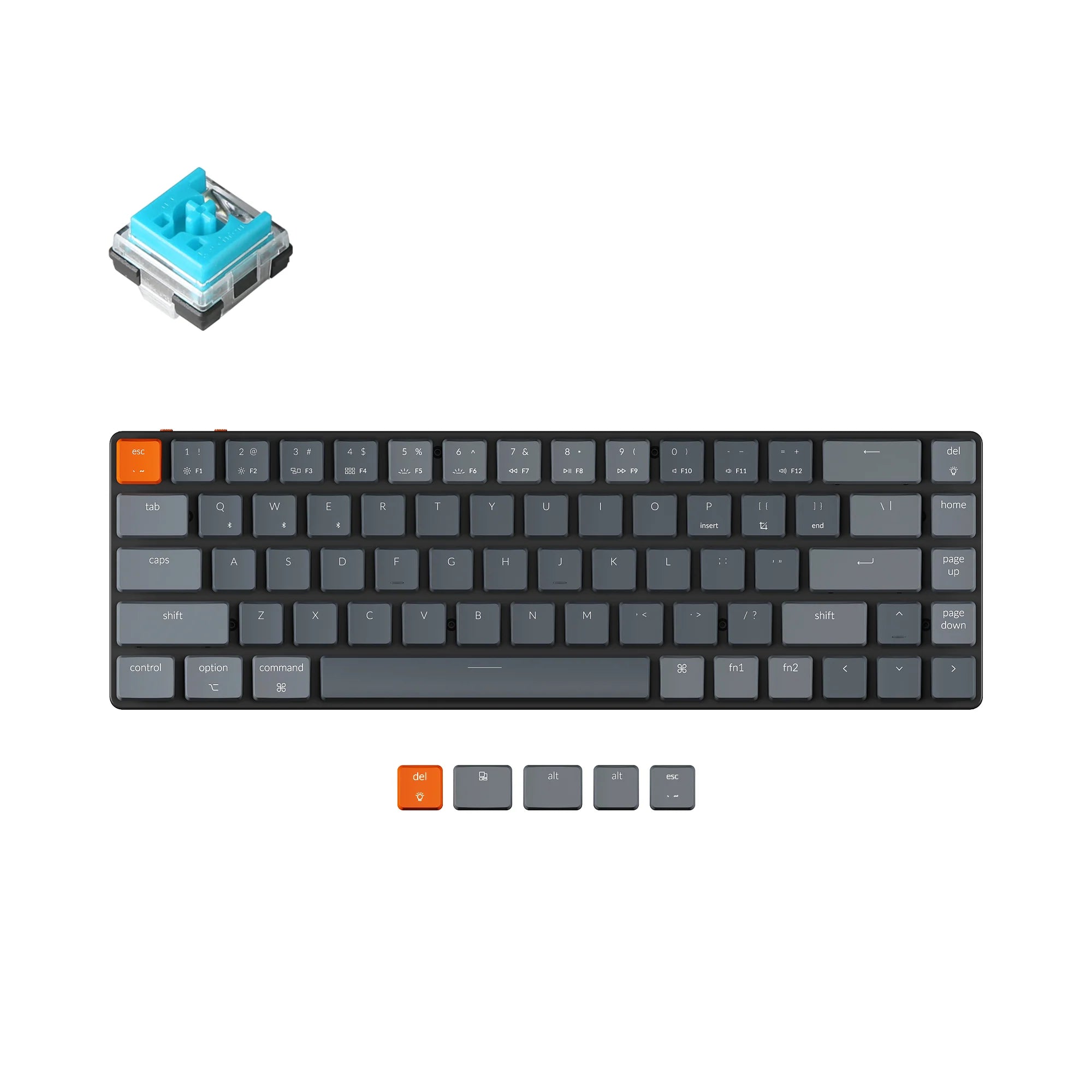 Keychron K7 Ultra-slim Wireless Mechanical Keyboard - View 5