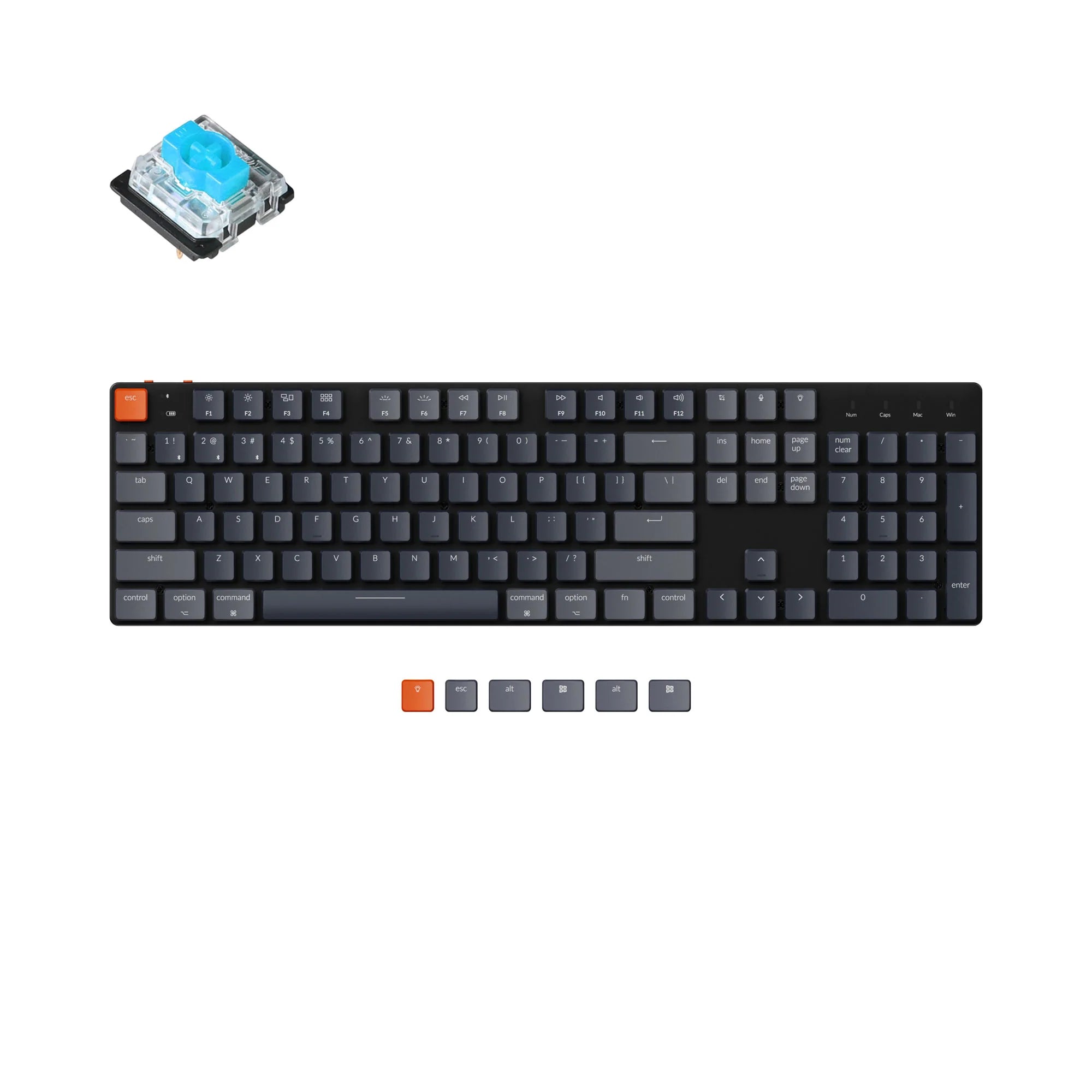 Keychron K5 SE Wireless Mechanical Keyboard - View 5